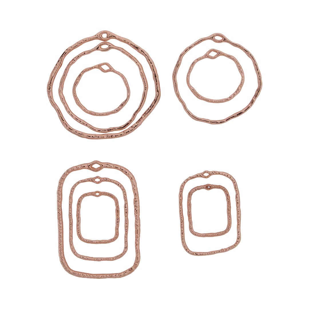 Bezel Set (10 in 1) - Irregular/Agate
