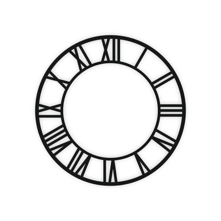 Acrylic Clock Ring - Roman